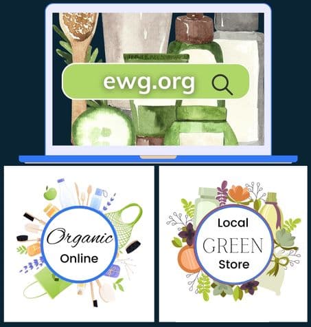 Image of company logos with signs for organic and online