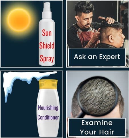Seasonal hair care adaptation and professional consultations