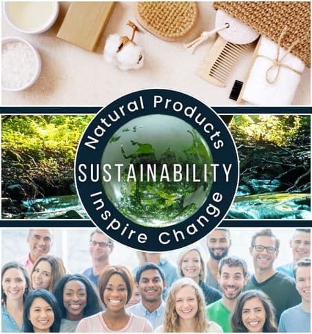 showcasing how choosing natural groomig proucts promotes environmental awareness sustainability and inspires