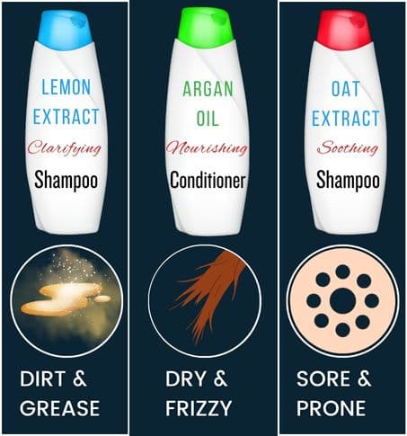 different types of shampoos and conditioners and their benefits
