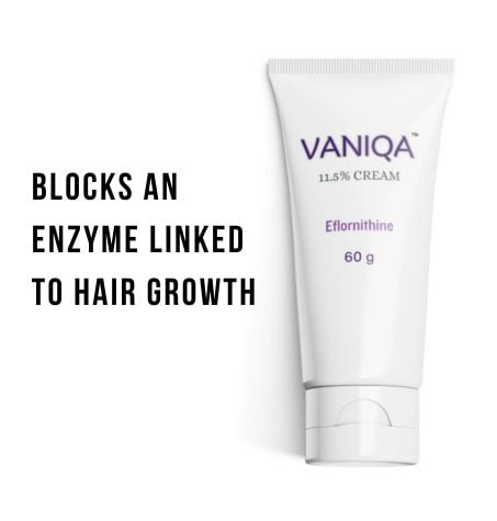 vaniqa cream blocks enzyme linked to hair growth