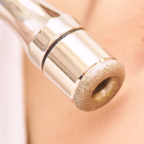 microdermabrasion close up of tool