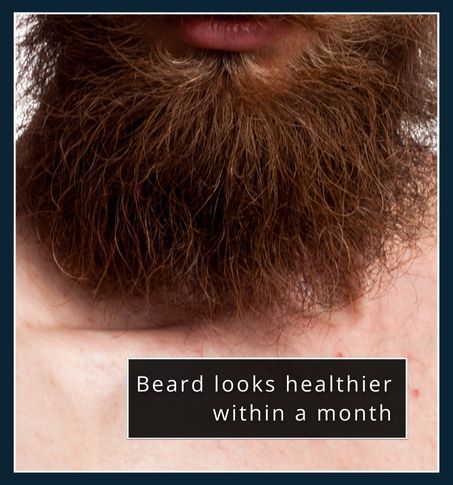 sa beard looking mooth, shiny, and health